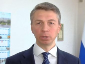 Стоп-кадр видеообращения Андрея Бральнина.